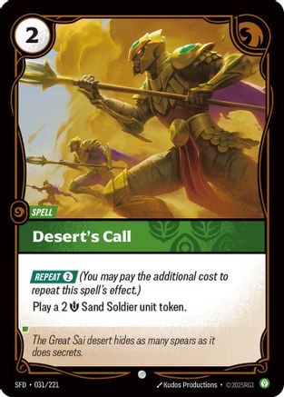 Desert's Call (SFD-031)