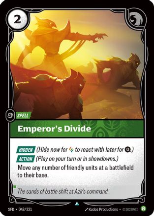 Emperor's Divide (SFD-043)