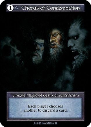 Chorus of Condemnation (Foil) [Gothic]