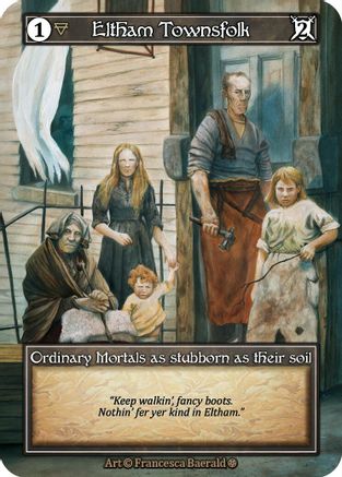 Eltham Townsfolk (Foil) [Gothic]