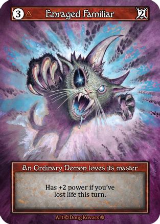 Enraged Familiar (Foil) [Gothic]