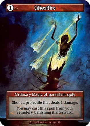 Ghostfire (Foil) [Gothic]