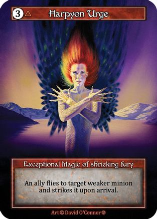 Harpyon Urge (Foil) [Gothic]