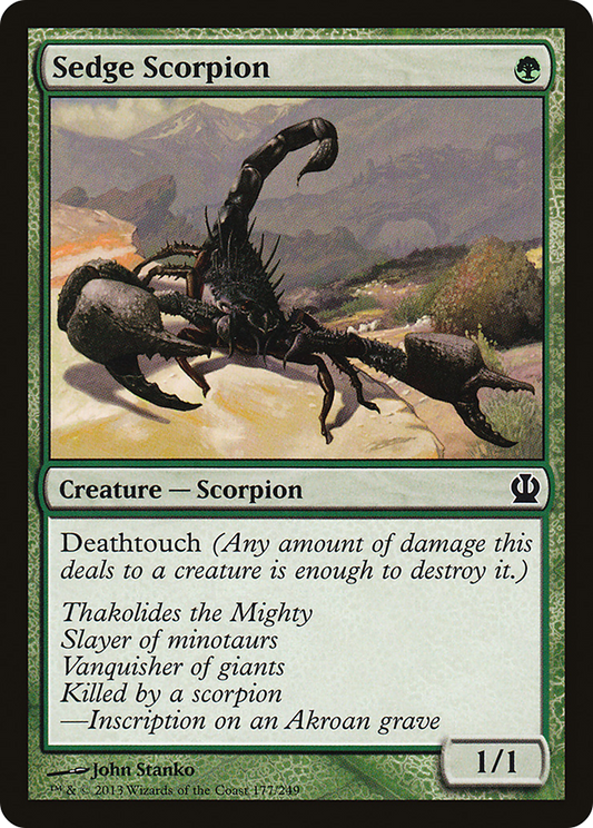 Sedge Scorpion (THS-177) (Foil)