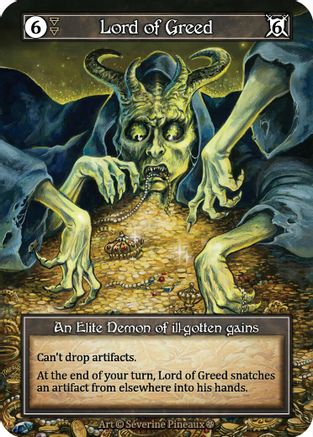 Lord of Greed (Foil) [Gothic]