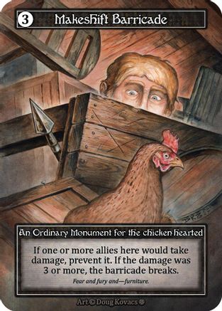 Makeshift Barricade (Foil) [Gothic]