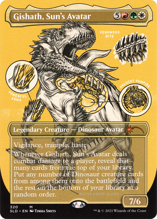 Gishath, Sun's Avatar (SLD-320) (Borderless)