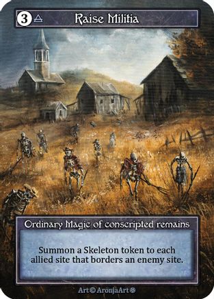 Raise Militia (Foil) [Gothic]