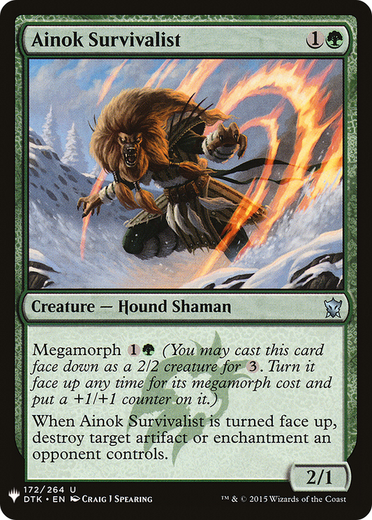 Ainok Survivalist (LIST-DTK-172)
