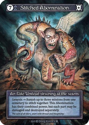 Stitched Abomination (Foil) [Gothic]