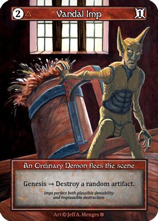 Vandal Imp (Foil) [Gothic]