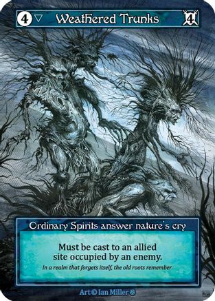 Weathered Trunks (Foil) [Gothic]