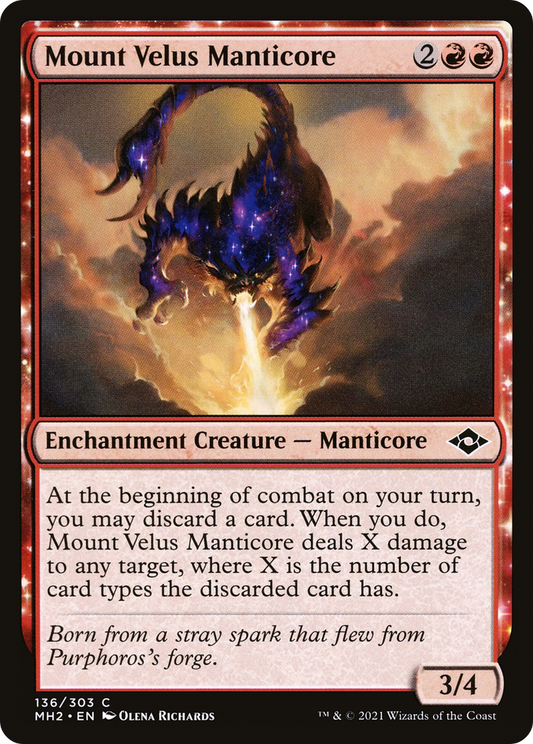 Mount Velus Manticore (MH2-136) (Foil)