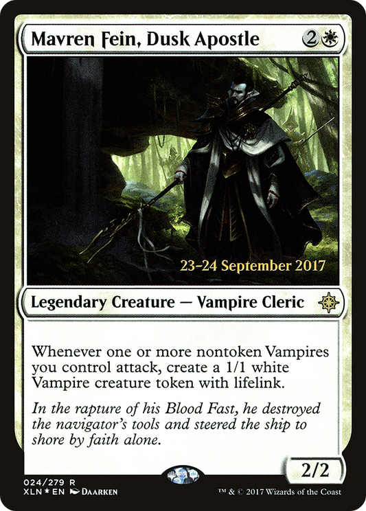 Mavren Fein, Dusk Apostle (PRE-24S) (Foil)