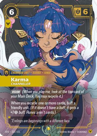 Karma - Channeler (Overnumbered) (SFD-237) (Foil)