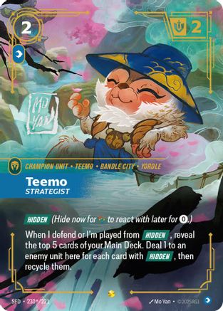 Teemo - Strategist (Signature) (SFD-230*) (Foil)