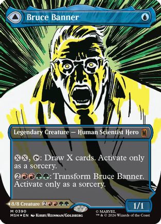 Bruce Banner (Borderless) (MSH-390) (Foil)