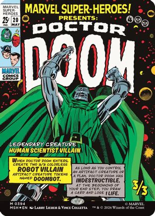 Doctor Doom (Borderless) (MSH-394) (Foil)