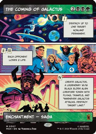 The Coming of Galactus (Borderless) (MSH-307) (Foil)