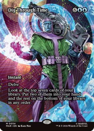 Dig Through Time (Borderless) (MAR-054) (Foil)