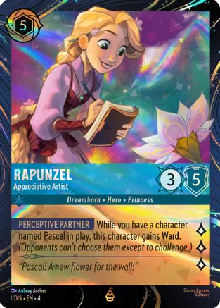 Rapunzel - Appreciative Artist (DLPC-001) (Holofoil)