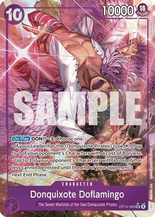Donquixhote Doflamingo - OP14-069 (Alternate Art) (OP14-069) (Foil)