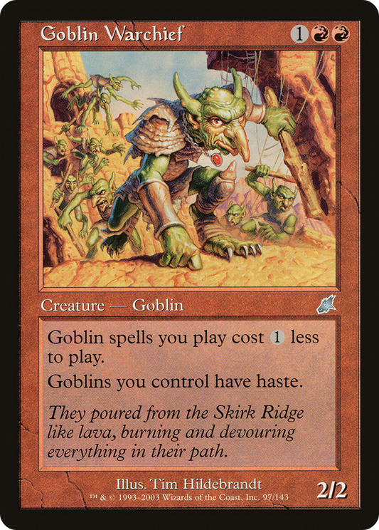 Goblin Warchief (SCG-097) (Foil)