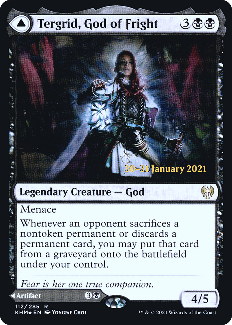 Tergrid, God of Fright // Tergrid's Lantern (PRE-112S) (Foil)
