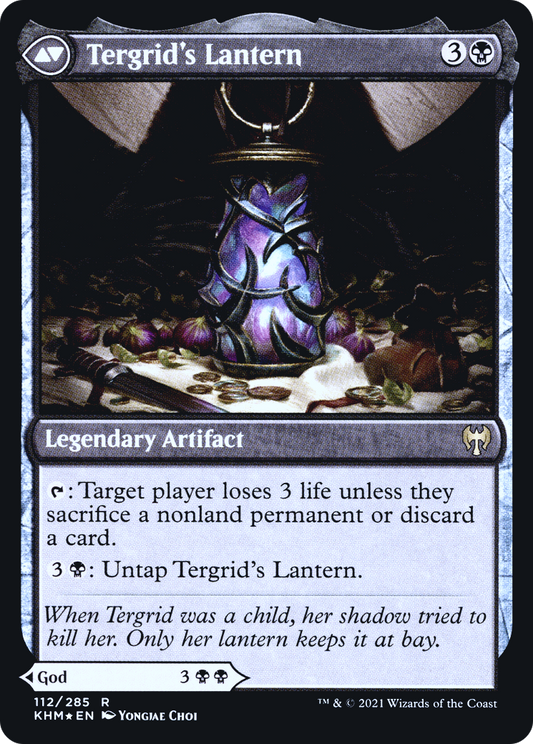 Tergrid, God of Fright // Tergrid's Lantern (PRE-112S) (Foil)