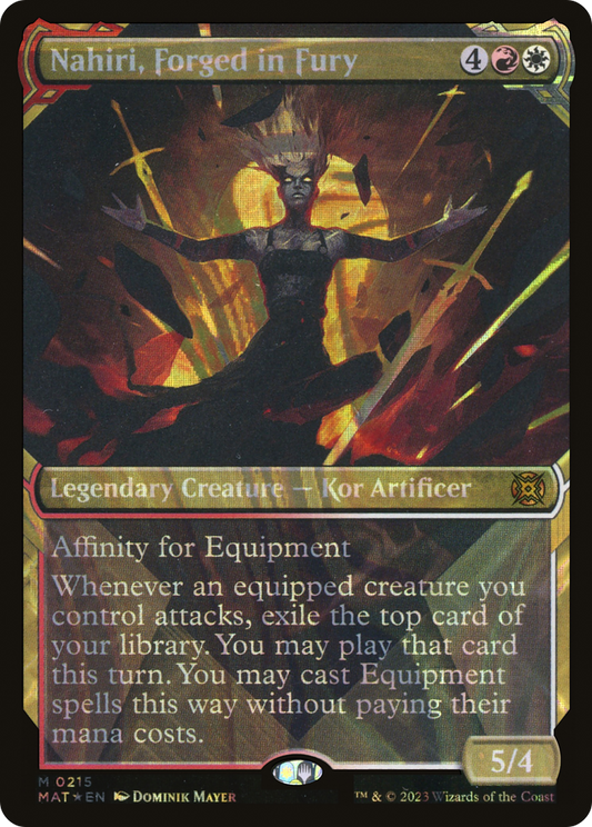 Nahiri, Forged in Fury (MAT-215) (Showcase) (Halo) (Foil)