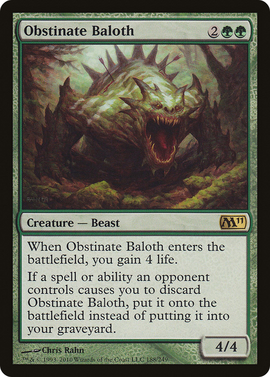 Obstinate Baloth (M11-188) (Foil)