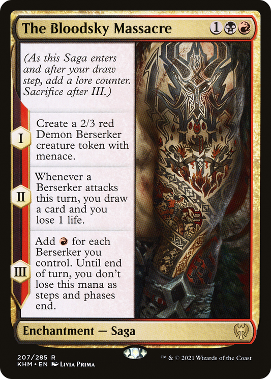The Bloodsky Massacre (KHM-207) (Foil)