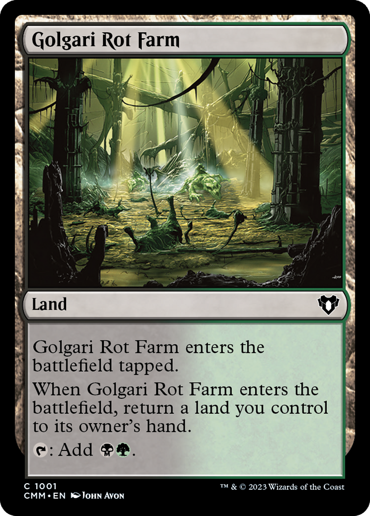 Golgari Rot Farm (CMM-1001)