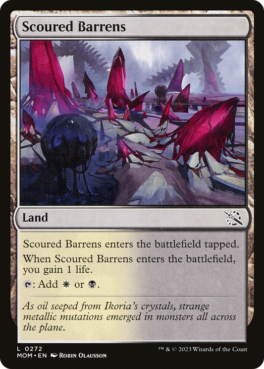 Scoured Barrens (MOM-272) (Foil)