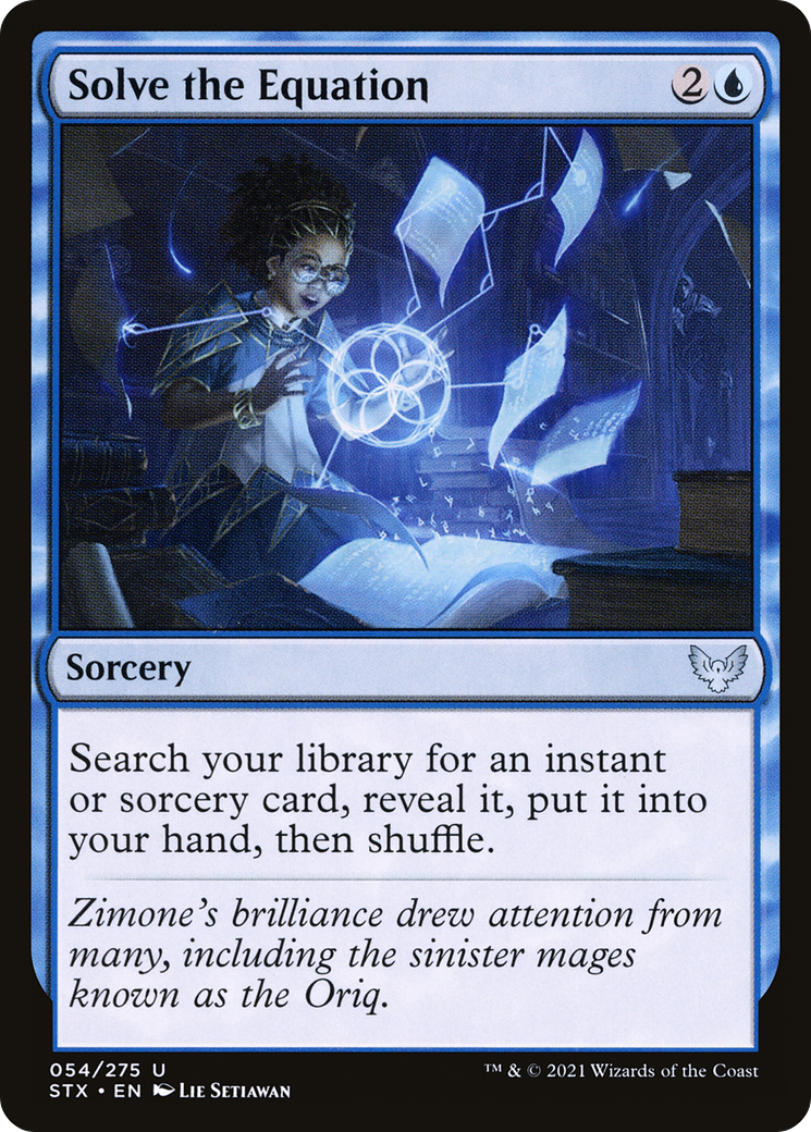 Solve the Equation (STX-054)