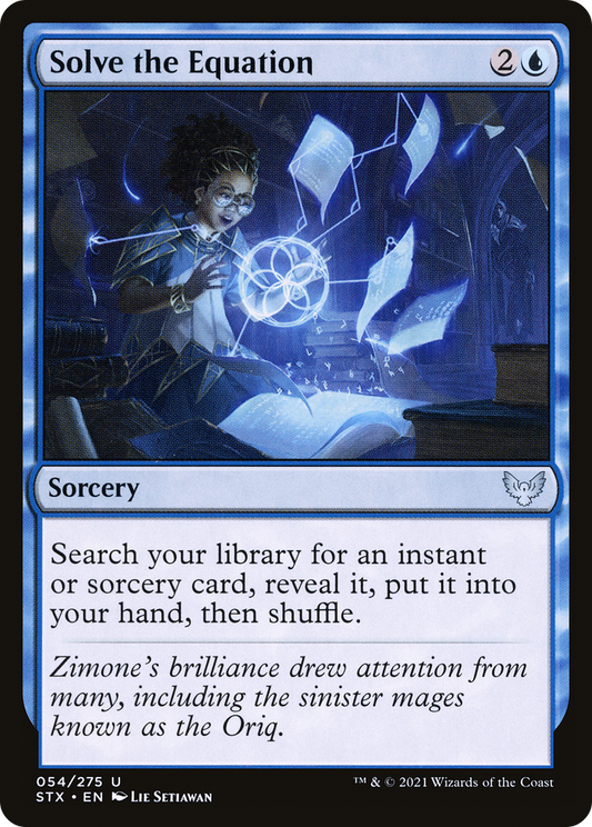 Solve the Equation (STX-054)