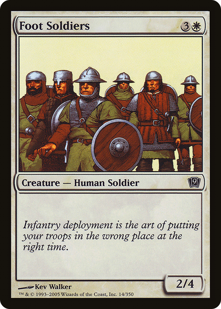 Foot Soldiers (9ED-014★) (Foil)
