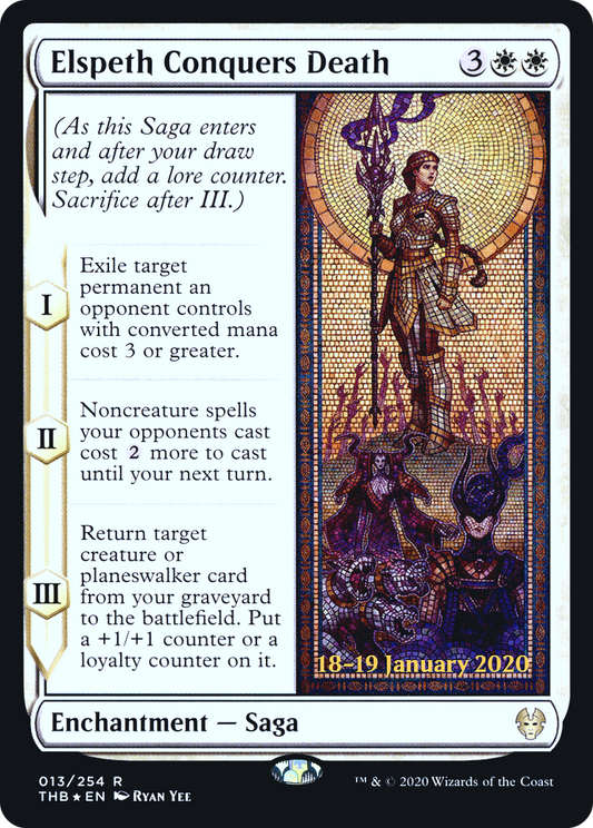 Elspeth Conquers Death (PRE-13S) (Foil)