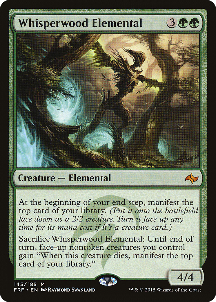 Whisperwood Elemental (FRF-145) (Foil)