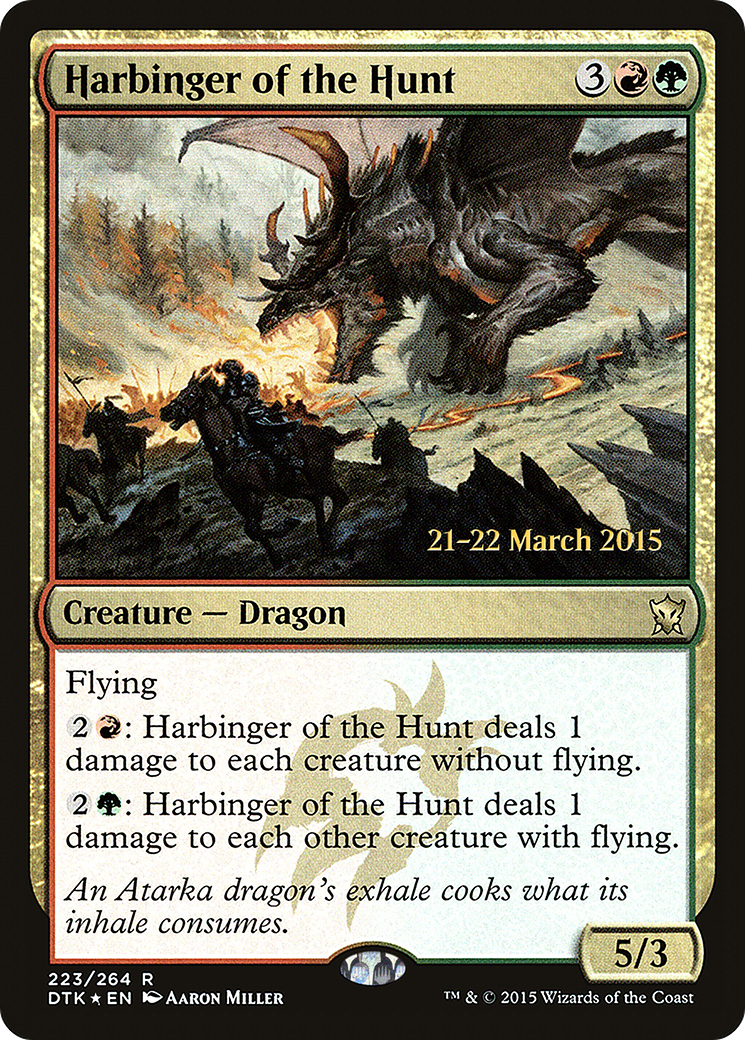 Harbinger of the Hunt (PRE-223S) (Foil)