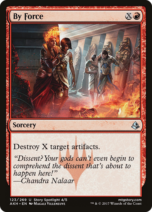 By Force (AKH-123) (Foil)