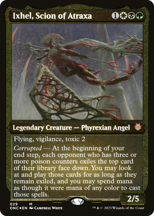 Ixhel, Scion of Atraxa (ONC-029) (Display Commander) (Etched Foil)
