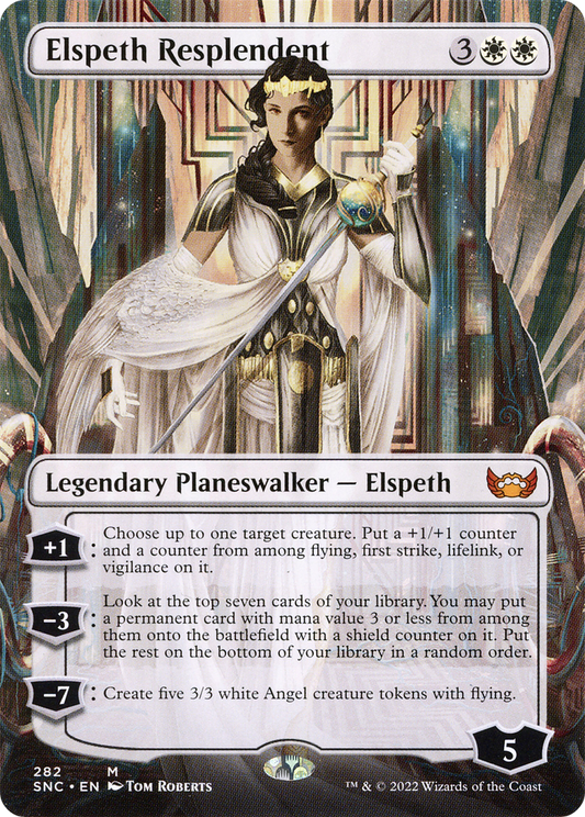 Elspeth Resplendent (SNC-282) (Borderless) (Foil)