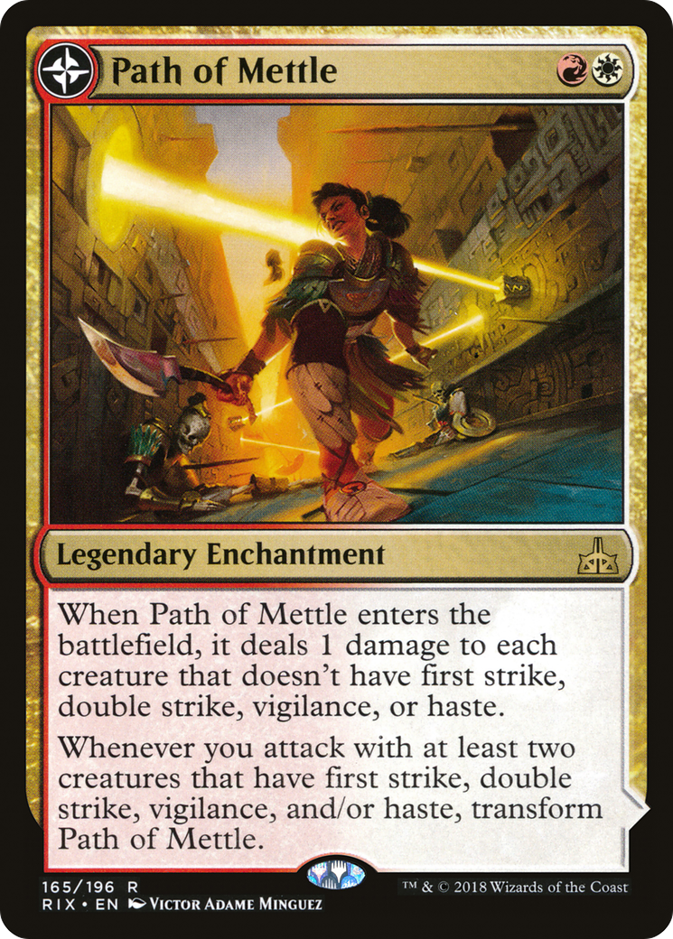 Path of Mettle // Metzali, Tower of Triumph (RIX-165) (Foil)