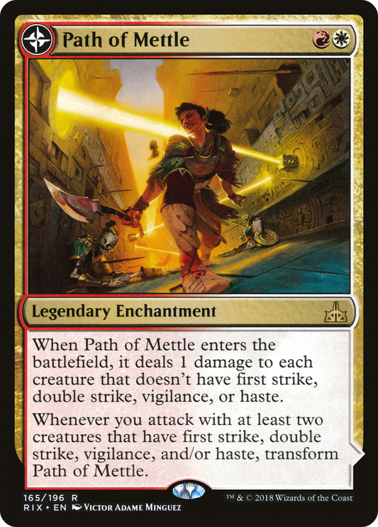 Path of Mettle // Metzali, Tower of Triumph (RIX-165) (Foil)