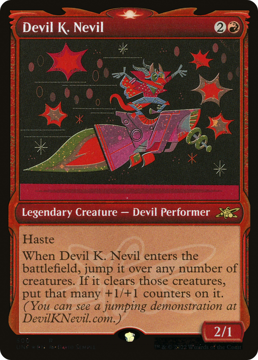 Devil K. Nevil (UNF-500) (Showcase) (Galaxy Foil)