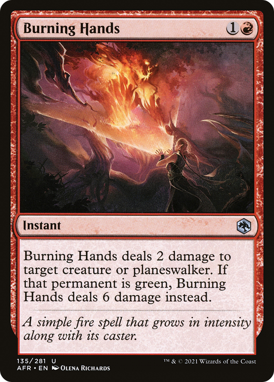 Burning Hands (AFR-135) (Foil)