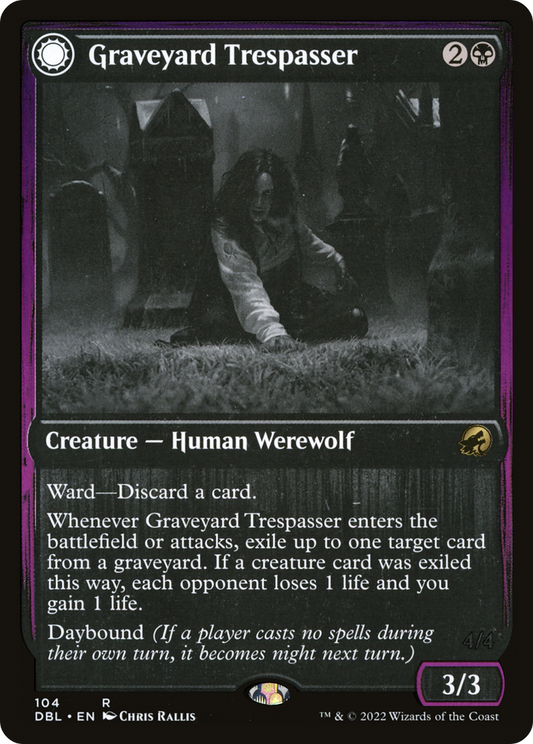 Graveyard Trespasser // Graveyard Glutton (DBL-104)