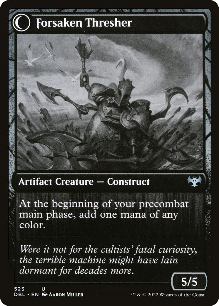 Foreboding Statue // Forsaken Thresher (DBL-523) (Foil)