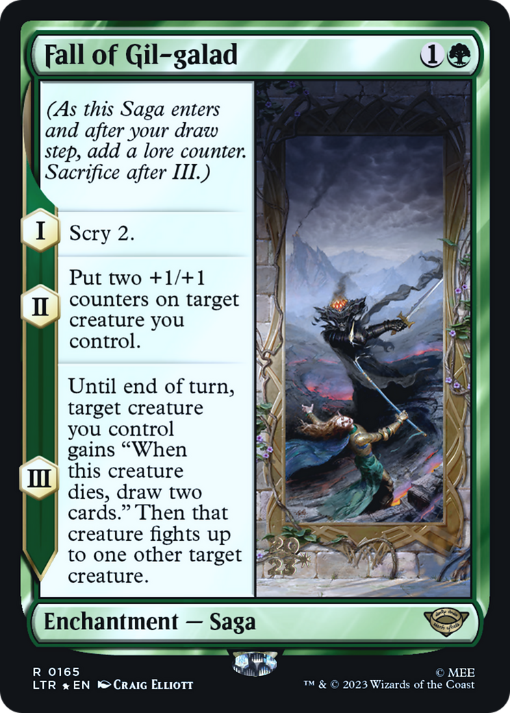 Fall of Gil-galad (PRE-165S) (Foil)